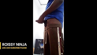 I masturbate in the living room and then in the shower.