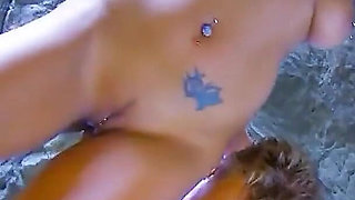 Horny latina teen yoha banged on the rock by step dad on vacation