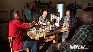 Monster Cock Gangbang: Hot Wife Takes Rough Group Orgy with Squirting & Anal