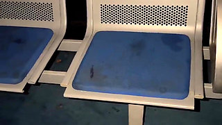 Luiza Marcato and Sara Retali Masturbating in a Dirty Way at a Cinema