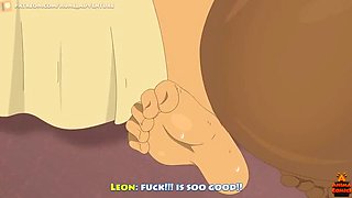 Moana Gets Horny Reception Blowjob From Big Cock Ebony