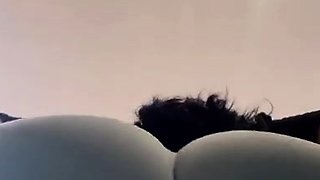 Big boob brunette masturbates on webcam