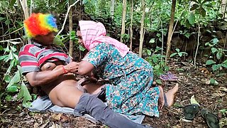 BBW Athena Outdoor Sex with Boyfriend - Romantic Village Fuck and Cum in Mouth