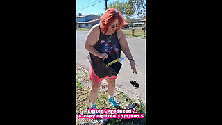 Nurse Vicki Is Sweating in the Garden