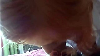 Shy Russian Amateur Gives a Blowjob