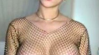 Great Big Boobs On Masturbating Redhead