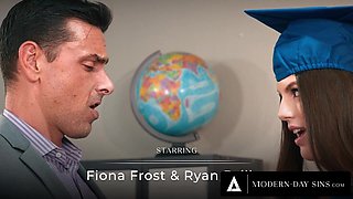 Fiona Frost's Wild Student Affair in Public Cum Passion