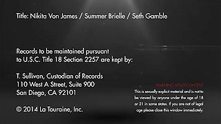 Nikita Von James Nailing In The Bed With Her Knockers - Betsy Blue