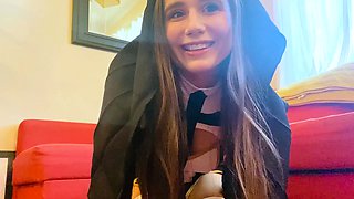 Hottest brunette solo webcam masturbation 2