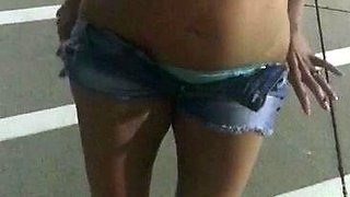 Amateur french guy public jerking