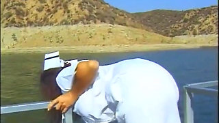 Lesbians sex party on the beach