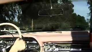 Lapdance and blowjob made by BIG boobs blonde