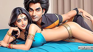 First Night Of A Newly Married Desi Beautiful Girl With Addicted Husband With Car Toon