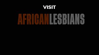African Lesbian Girlfriends Kissing