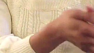 Quick Blow Job and Cum in Mouth Before Mass