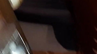 I Heard My Stepmom Moaning While Masturbating in the Toilet and Started Watching Her