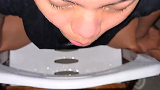 Pissing Directly Into a Human Toilet Repeatedly Over Several Days, Final