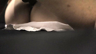 Indian Hijab Babe in Shiny Satin Lingerie - Big Ass Creampie Finish