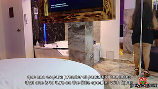 Seducing the Hotel Receptionist to Give Me All His Milk Cum