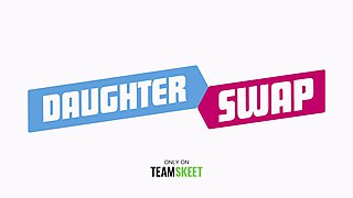 Daughterswap - perv step-dads make their daughters scream while drilling their teenie pussies part2