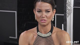 Backdoor Gaping: Anal Sex with Tanned Leggy Brunette Chloe Lamour and Christian Clay