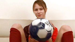 Beata german player teasing on the bed