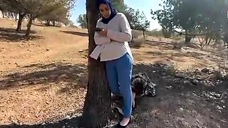 Public lesbian pervert under hijabi girl feet