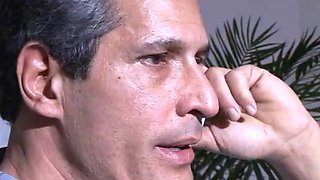 Cute babysitter gets hard fucked after 69 position