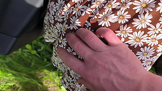 The Taxi Driver Saw His Passenger Fingering Her Pussy and Offered Her His Dick (p2)