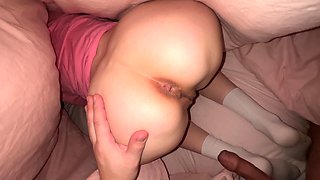 My Stepfather Works with a Grinding Machine. Every Evening, He Always Grinds My Pussy Like Crazy.