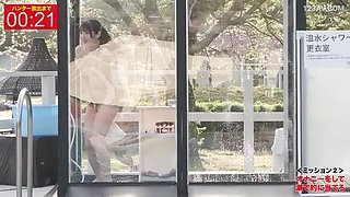 Public Shower Surprise: Naked Escape Game with Orgasmic Consequences x2x4566B7A6CC9A07A41C