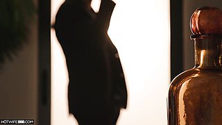 Flirtatious Vince and Jewel's small tits smut