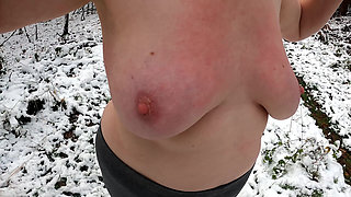 Naked Through the Woods and Beating Breasts Warm