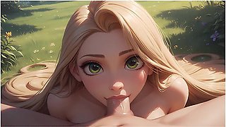 Romantic Outdoor Sex With Rapunzel With Car Toon And Hentai Anime