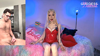 Public verbal humiliation SPH dick with your busty Italian blonde mistress