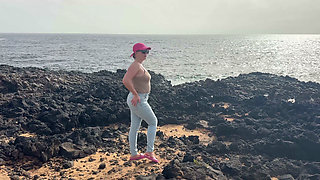 Beach Jeans Wetting - Sandy and Soaked