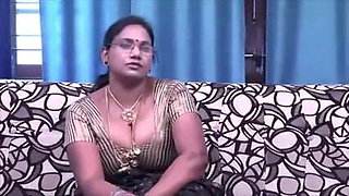 aunty&rsquo;s big boobs in private room