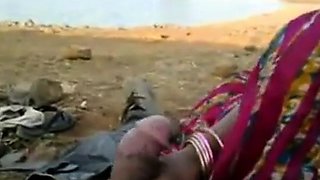 Indian Mature Couple's Outdoor Adventure