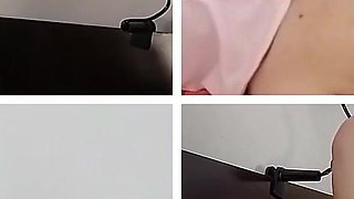 Amateur Fingers Pussy Orgasm with Moans. Brunette Hairy Pussy, Big Tits, Big Ass.
