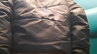 Peeing in a Portaloo at Festival