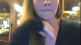 Flashing cafe: Big Tits, Amateur  Public Nudity Porn