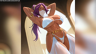 Yoruichi Tight Pants Ass Twerk and Breast Bounce - Bleach