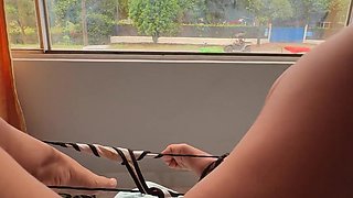 Uff, what a gusto to wank while everyone is passing by, hehehehehehe