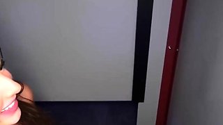 Nikki Nicole - Gloryhole Swallow First Visit