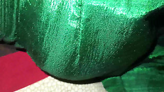 Sexy hot blonde sister-in-law's youthful petticoat