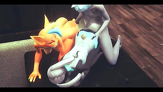 Furry Hentai - Foxy Fucked with Multiple Cums - Japanese Asian Manga Anime Film Game Porn