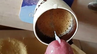 Small cream coffee