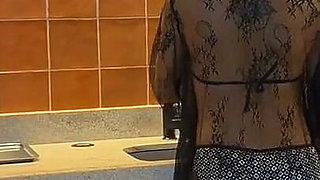 Naughty Brazilian Girl Getting Fucked in the Ass and Pussy Without a Condom by a Big Cock in Various Parts of Her House