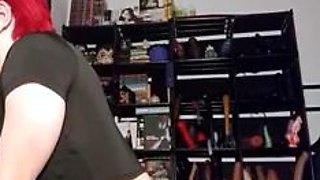 Hairy skinny camgirl MirianaB big transparent ball full