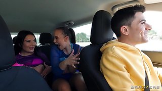 Jennifer Mendez and Maddy Black share hard dick